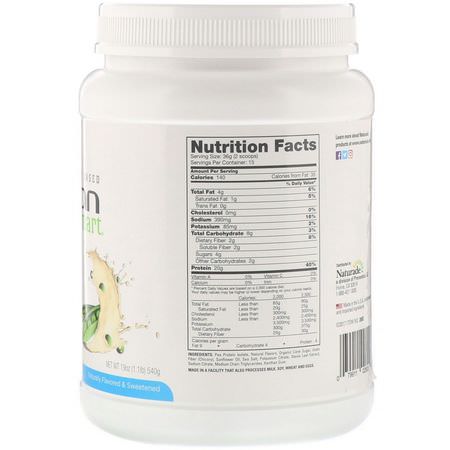 豌豆蛋白, 植物性蛋白: VeganSmart, Pea Protein Vegan Shake, Vanilla, 19 oz (540 g)