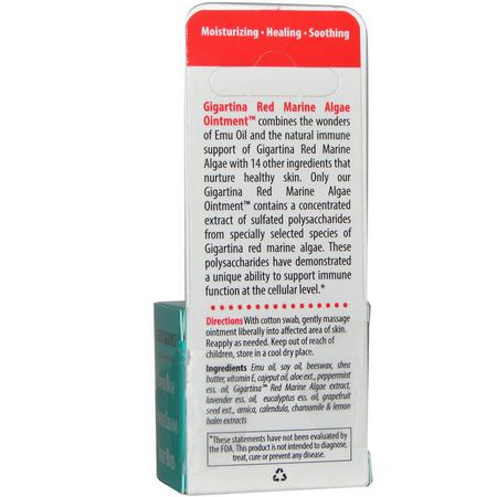 藥膏, 外用藥: Vibrant Health, Gigartina Red Marine Algae Ointment, 1/4 oz