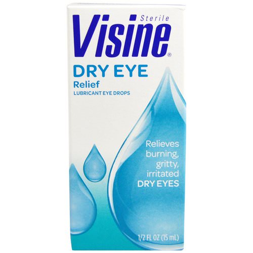 Visine, Dry Eye Relief, Lubricant Eye Drops, Sterile, 1/2 fl oz (15 ml) Review