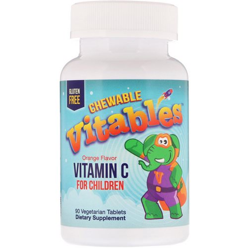 Vitables, Vitamin C Chewables for Children, Orange, 90 Vegetarian Tablets Review