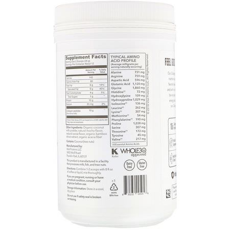膠原蛋白增補劑, 關節: Vital Proteins, Collagen Creamer, Mocha, 11.2 oz (317 g)