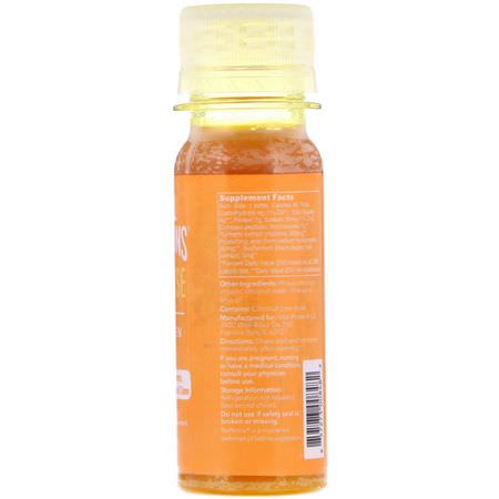 膠原補充劑, 關節: Vital Proteins, Collagen Shot, Defense, Turmeric, Pineapple & Lime, 2 fl oz (59 ml)