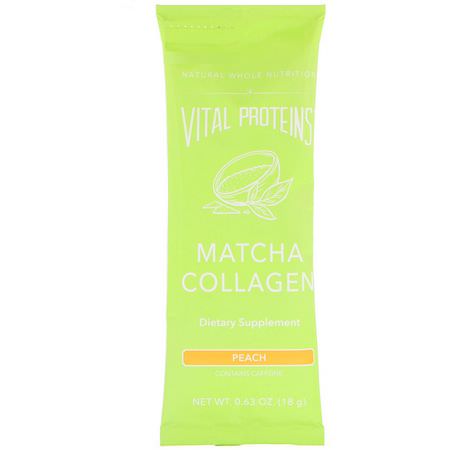 Vital Proteins Collagen Supplements Matcha Tea - 抹茶, 膠原蛋白補充劑, 關節, 骨
