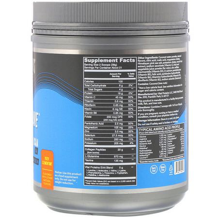氨基酸: Vital Proteins, Performance, RecoveryWave, Yuzu Clementine, 28.3 oz (803 g)