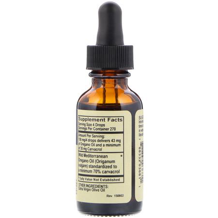 流感, 咳嗽: Vitality Works, Oregano Oil, 1 fl oz (30 ml)