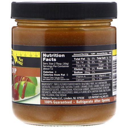 蜜餞, 塗抹醬: Walden Farms, Caramel Dip, 12 oz (340 g)