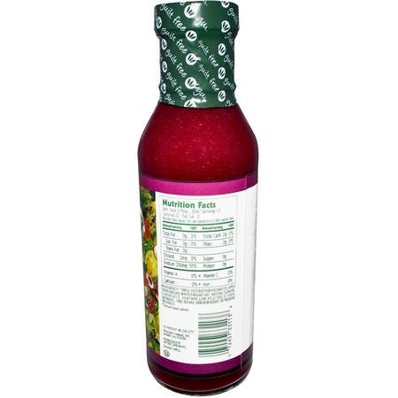調味料, 醋: Walden Farms, Raspberry Vinaigrette, 12 fl oz (355 ml)