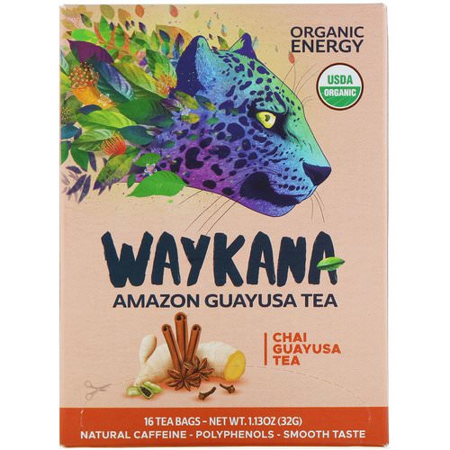 Waykana, Amazon Guayusa Tea, Chai Guayusa, 16 Tea Bags, 1.13 oz (32 g) Review