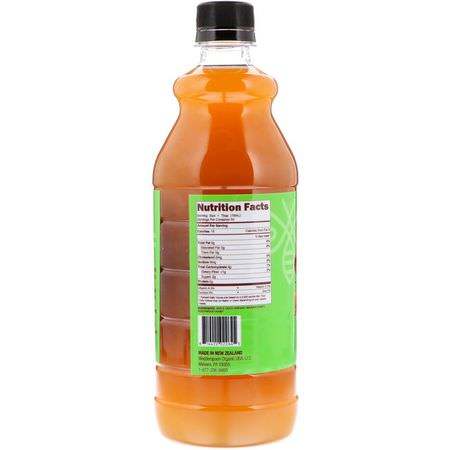 蘋果酒醋: Wedderspoon, Apple Cider Vinegar with KFactor 16, Manuka Honey, 25 fl oz (750 ml)