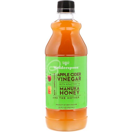Wedderspoon, Apple Cider Vinegar with KFactor 16, Manuka Honey, 25 fl oz (750 ml) Review