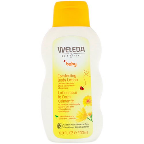 Weleda, Baby, Comforting Body Lotion, Calendula, 6.8 fl oz (200 ml) Review
