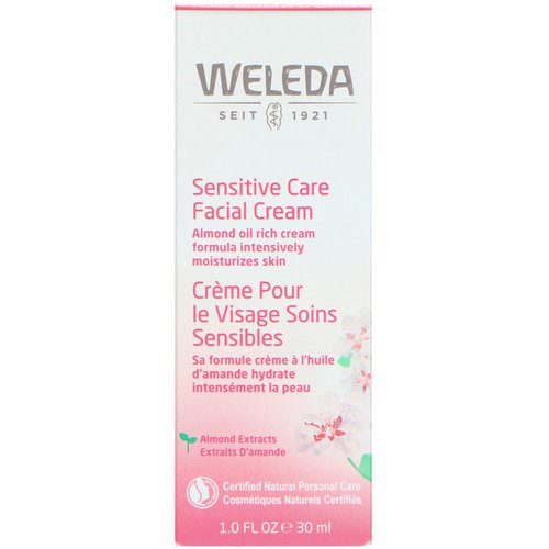 Weleda, Sensitive Care Facial Cream, Almond Extracts, Sensitive & Dry Skin, 1.0 fl oz (30 ml) Review