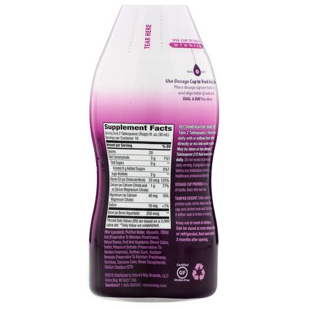 鈣, 礦物質: Wellesse Premium Liquid Supplements, Calcium & Vitamin D3, Sugar Free, Citrus Flavored, 16 fl oz (480 ml)