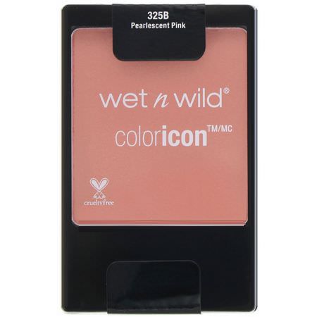 腮紅, 臉部: Wet n Wild, Color Icon Blush, Pearlescent Pink, 0.2 oz (5.85 g)