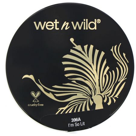 輪廓筆, 臉部: Wet n Wild, MegaGlo Loose Highlighting Powder, I'm So Lit, 0.28 oz (8 g)