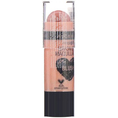 臉紅, 臉部: Wet n Wild, MegaGlo Makeup Stick, Blush, Peach Bums, 0.21 oz (6 g)