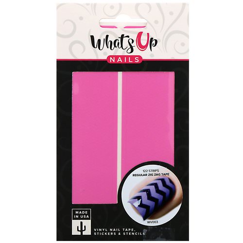 Whats Up Nails, Regular Zig Zag Tape, 122 Strips Review