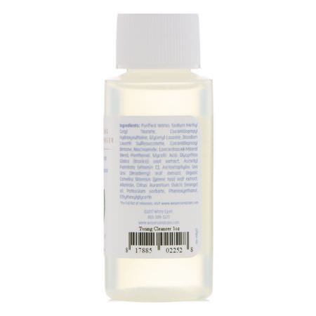 碳粉, 清潔劑: White Egret Personal Care, Skin Toning Facial Cleanser, 1 fl oz (30 ml)