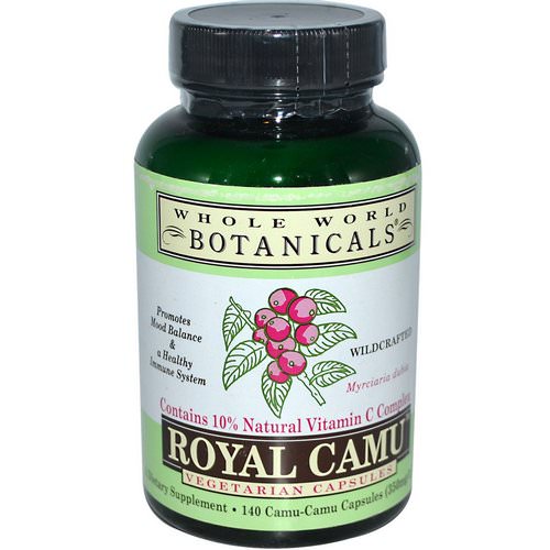 Whole World Botanicals, Royal Camu, 350 mg, 140 Vegetarian Capsules Review