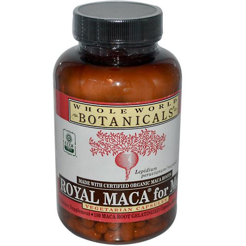 Whole World Botanicals, Royal Maca for Men, Gelatinized, 500 mg, 180 Vegetarian Capsules Review