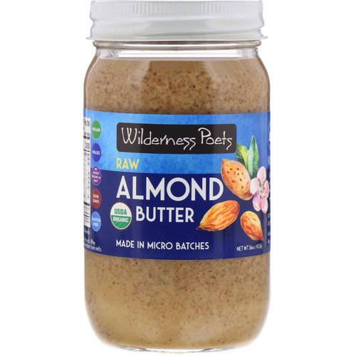Wilderness Poets, Raw Almond Butter, 16 oz (454 g) Review