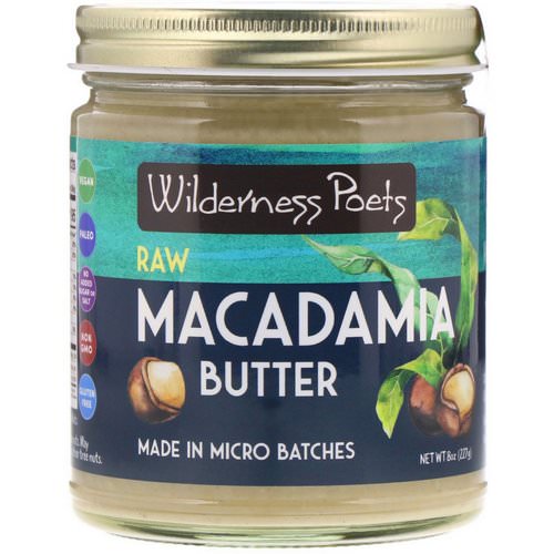 Wilderness Poets, Raw Macadamia Butter, 8 oz (227 g) Review