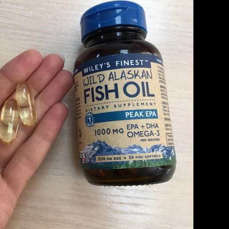 Wiley's Finest Omega-3 Fish Oil - Omega-3魚油, Omegas EPA DHA, 魚油, 補品