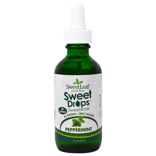 Wisdom Natural, SweetLeaf Liquid Stevia, Sweet Drops Sweetener, Peppermint, 2 fl oz (60 ml) Review