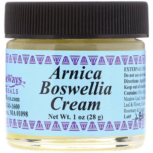 WiseWays Herbals, Arnica Boswellia Cream, 1 oz (28 g) Review