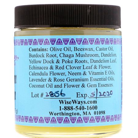 香脂, 乳頭霜: WiseWays Herbals, Bosom Balm, 4 oz (113 g)