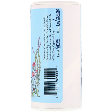 洗浴足部: WiseWays Herbals, Tea-Tree Foot Powder, 3 oz (85 g)
