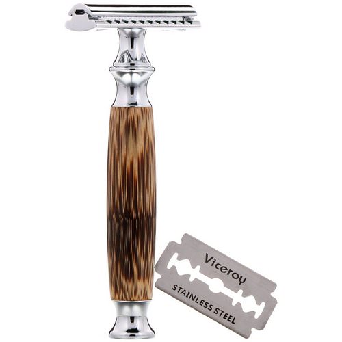 Wowe, Double Edge Safety Razor with Bamboo Handle, 1 Razor, 5 Blades Review