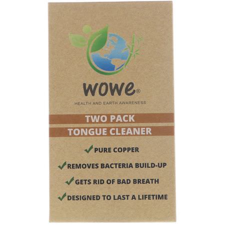 口腔護理, 洗澡: Wowe, Pure Copper Tongue Cleaner, 2 Pack