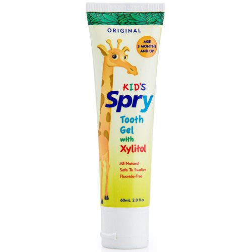 Xlear, Kid's Spry, Tooth Gel with Xylitol, Original, 2.0 fl oz (60 ml) Review
