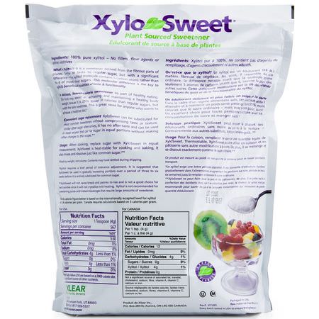 木糖醇, 甜味劑: Xlear, XyloSweet, Plant Sourced Sweetener, 5 lbs (2.27 kg)