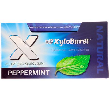 Xyloburst Gum - 口香糖, 錠劑, 薄荷糖, 牙齦