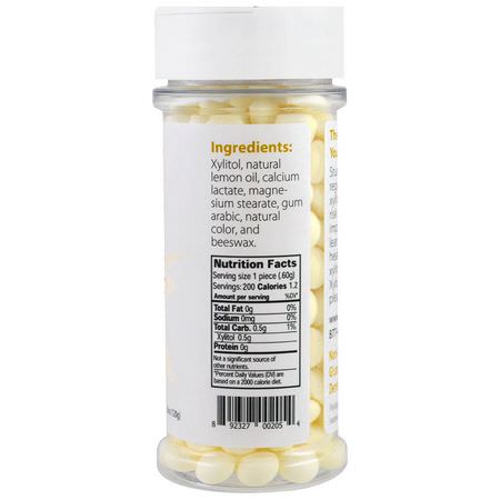 錠劑, 薄荷糖: Xyloburst, Lemon Mints, 200 Pieces, 4.23 oz (120 g)