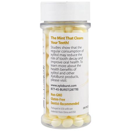 Xyloburst Mints - 錠劑, 薄荷糖, 牙齦, 口腔護理