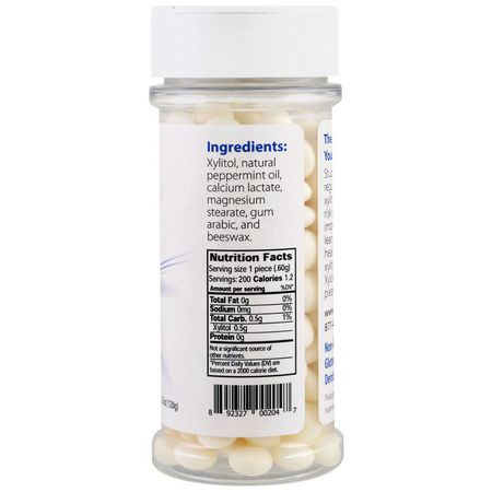 錠劑, 薄荷糖: Xyloburst, Peppermint Mints, 200 Pieces, 4.23 oz (120 g)
