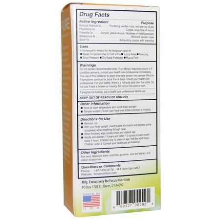 鼻噴霧劑, 鼻竇沖洗器: Xyloburst, Pure Nasal Mist, 1.5 fl oz (45 ml)