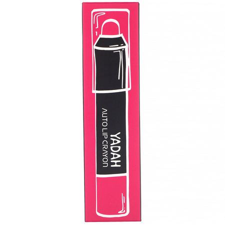 唇膏, 嘴唇: Yadah, Auto Lip Crayon, 03 Pink Holic, 0.08 oz (2.5 g)