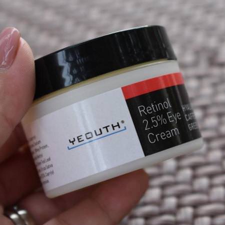 Yeouth, Retinol, 2.5% Eye Cream, 1 fl oz (30 ml)