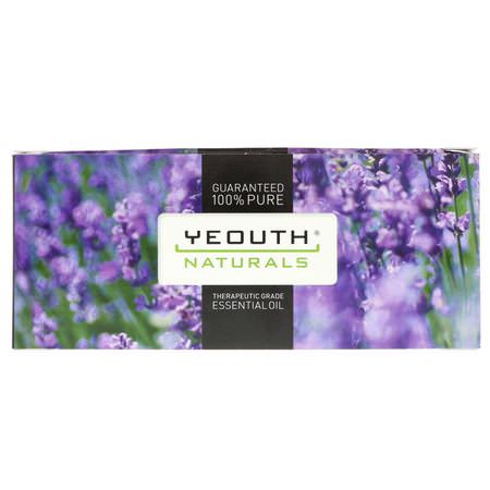 精油, 芳香療法: Yeouth, Therapeutic Grade Essential Oil, Starter Therapy Pack, 6 Pack, .34 fl oz (10 ml) Each