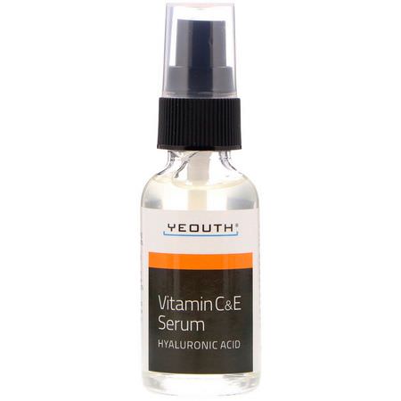 Yeouth Vitamin C Serums Hyaluronic Acid Serum Cream - 乳霜, 透明質酸血清, 維生素C血清