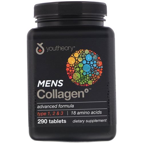 Youtheory, Mens Collagen Advanced Formula, 290 Tablets Review