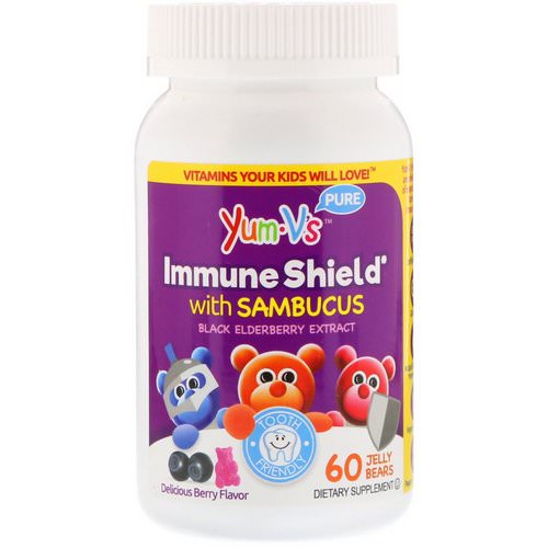YumV's, Immune Shield With Sambucus, Yummy Berry Flavor, 60 Jelly Bears Review