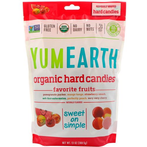 YumEarth, Organic Hard Candies, Favorite Fruits, 13 oz (368.5 g) Review