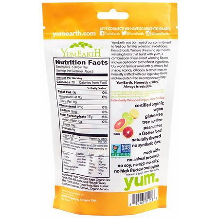 維生素C, 維生素: YumEarth, Organic Vitamin C Drops, Citrus Grove, 3.3 oz (93.5 g)