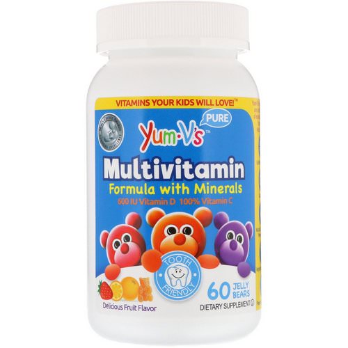 YumV's, Multivitamin Formula with Minerals, Delicious Fruit Flavor, 60 Jelly Bears Review