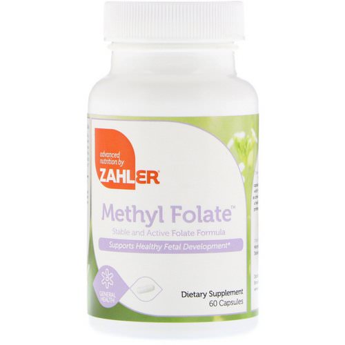 Zahler, Methyl Folate, 60 Capsules Review